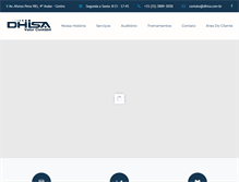 Tablet Screenshot of dhisa.com.br